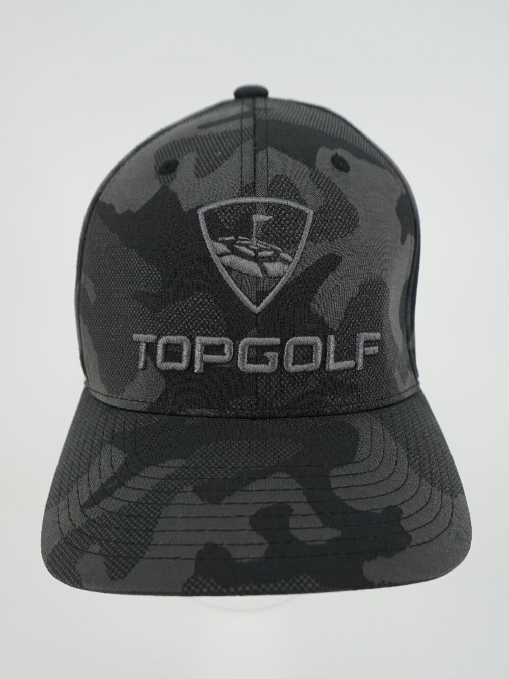 Top Golf Hat Cap Adult Snapback Black Camo Adjustable Polyester Casual